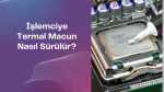 Termal Macun Nasıl Sürülür?